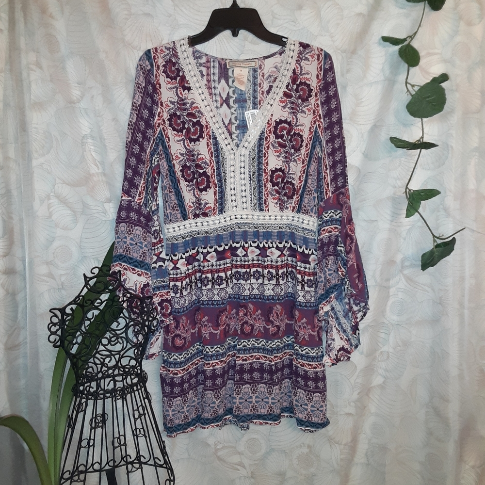 Flying Tomato Crochet Embroidered Tunic - Picture 2 of 5